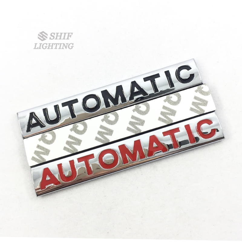 Đề can in chữ AUTOMATIC dùng để trang trí xe ô tô