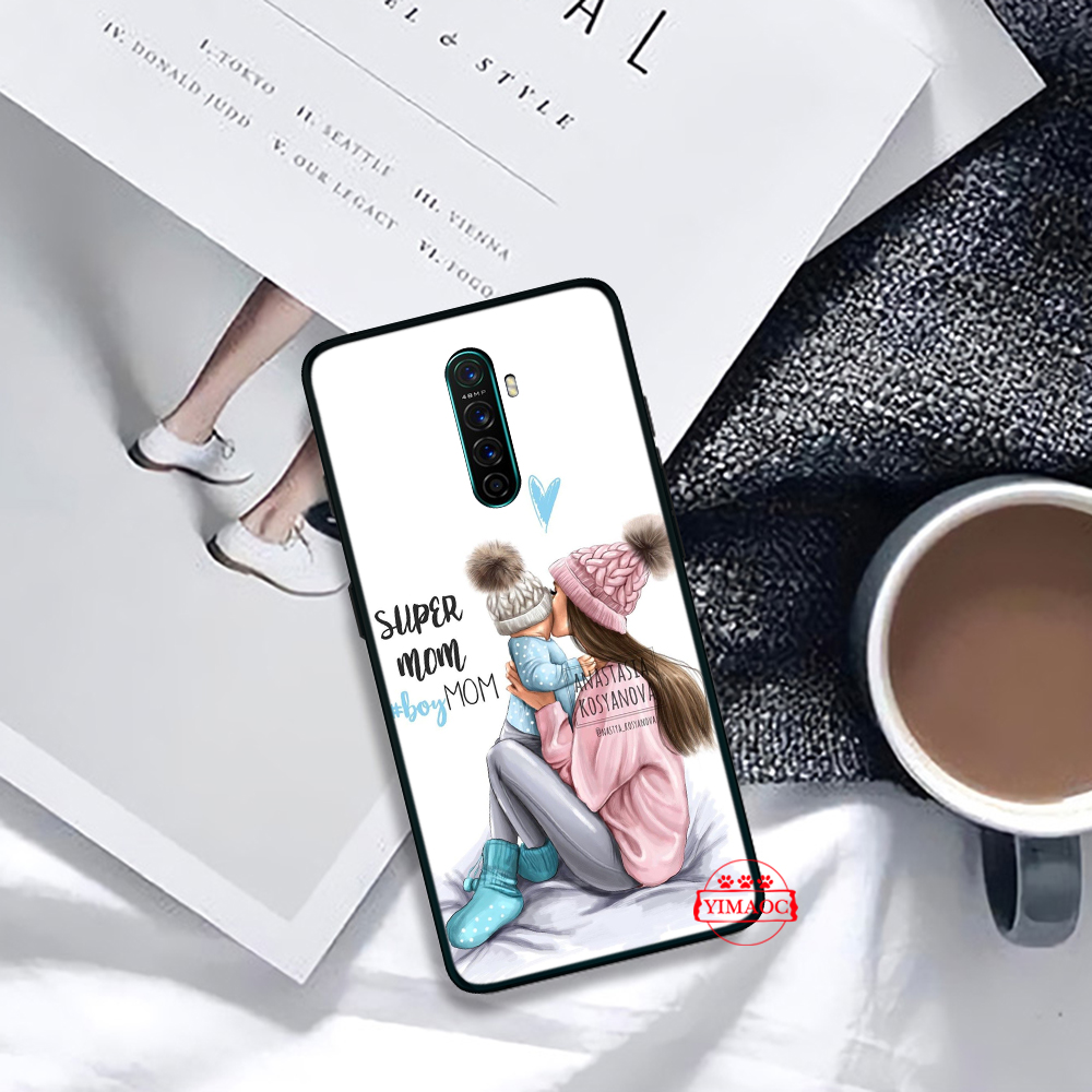 Ốp Điện Thoại Mềm Họa Tiết Mẹ Và Bé Đặc Biệt Cho Oppo A73 2020 A93 F17 Realme 7 Pro 4g 7i X7 C17