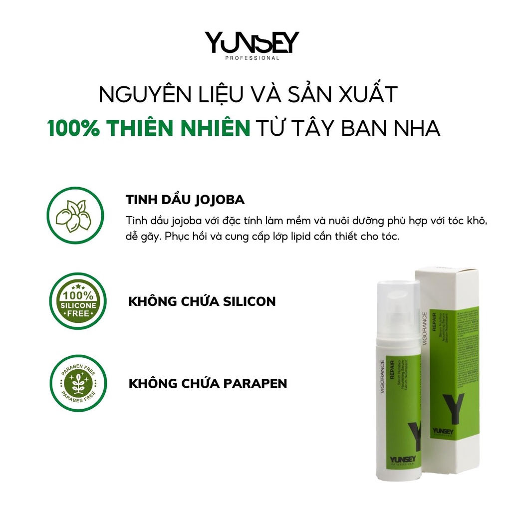 Tinh dầu dưỡng tóc mềm mượt Yunsey Nourishing Serum 75ml