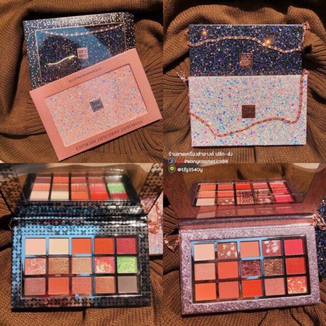 Bảng Phấn Mắt 15 Màu Bắt Sáng Dạng Túi Xách HOJO