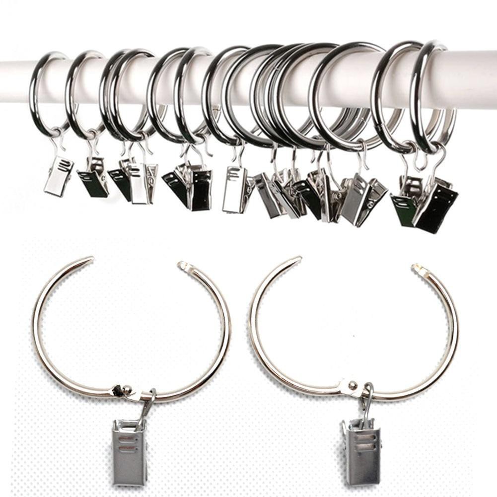 10 Kẹp treo rèm bằng thép không gỉ