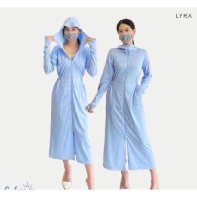 Áo chống nắng toàn thân vải thông hơi kim cương..