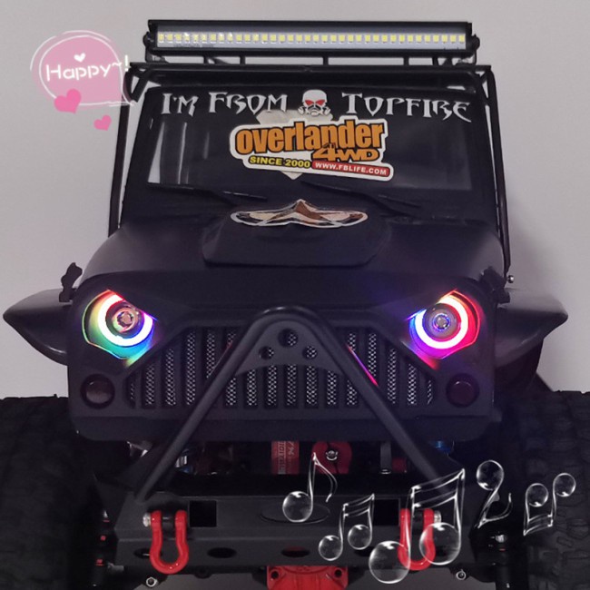 Đèn Pha Led 17mm Cho Xe 1 / 10 Axial Shell D90 Rc Crawler Body Rock Scx10