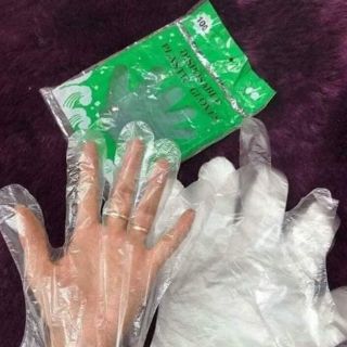 Túi 100 GĂNG TAY NILONG THỰC PHẨM DÙNG 1 LẦN