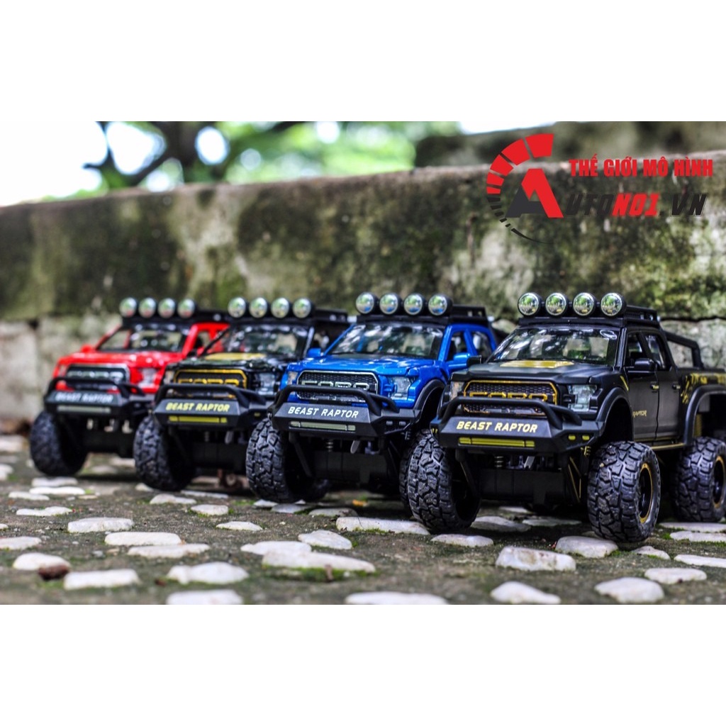 MÔ HÌNH XE FORD BEAST RAPTOR F150 OFFROAD 1:32 CHE ZHI 6000