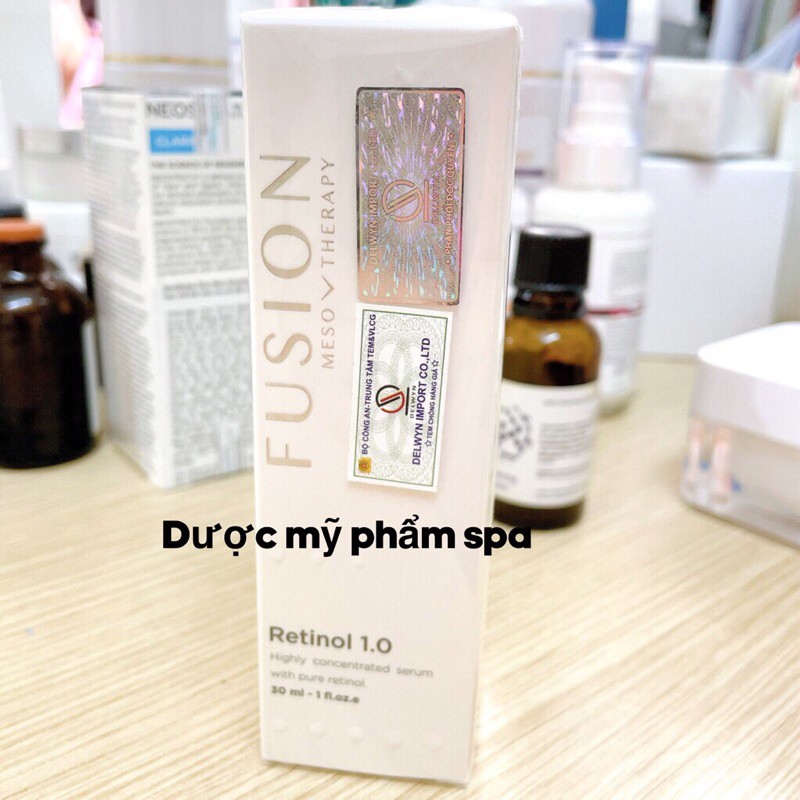 (HÀNG NHẬP KHẨU CHÍNH HÃNG) kem chống loã hoá NÁM,tàn nhanh FUSION RETINOL 1.0 meso Therapy 30ml