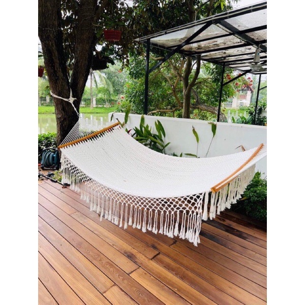 Võng 1mx2m3 & 1mx2m6 võng nằm Macrame nhiều màu