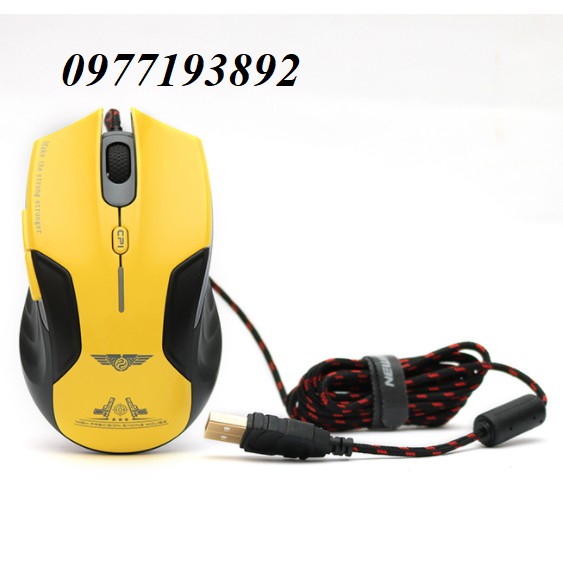 Mouse NEWMEN G7 PLUS Blue/Yellow USB (Chính hãng)