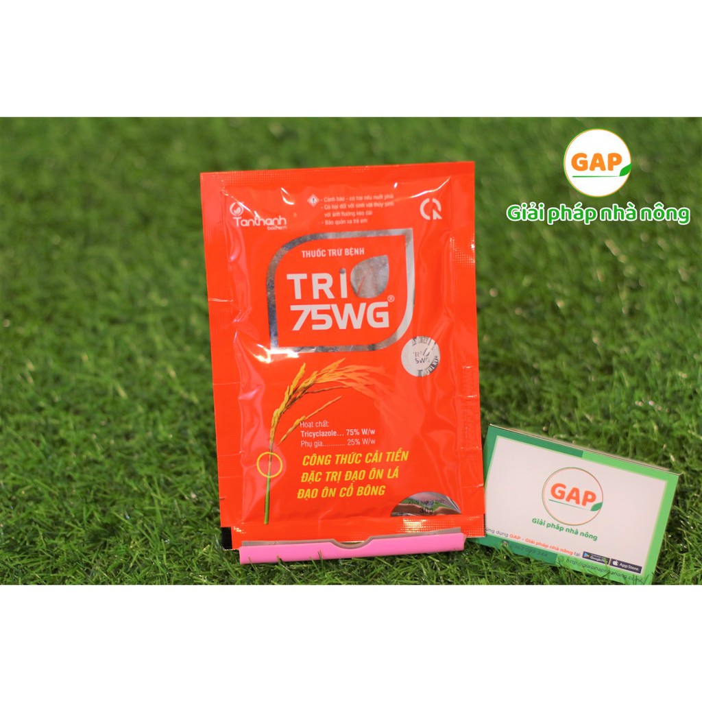 TRI 75WG - Gói 30g - Phòng và trị hữu hiệu đối với bệnh đạo ôn hại lúa