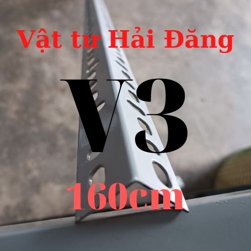 (sắt bắt kệ v lỗ) v3 sắt v lỗ ( dài 160cm)