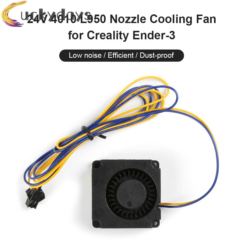 LUCKYDAYS 4010 L950 Mini 24V Blower Cooling Fan for 3D Printer Parts Radiator Cooler | BigBuy360 - bigbuy360.vn