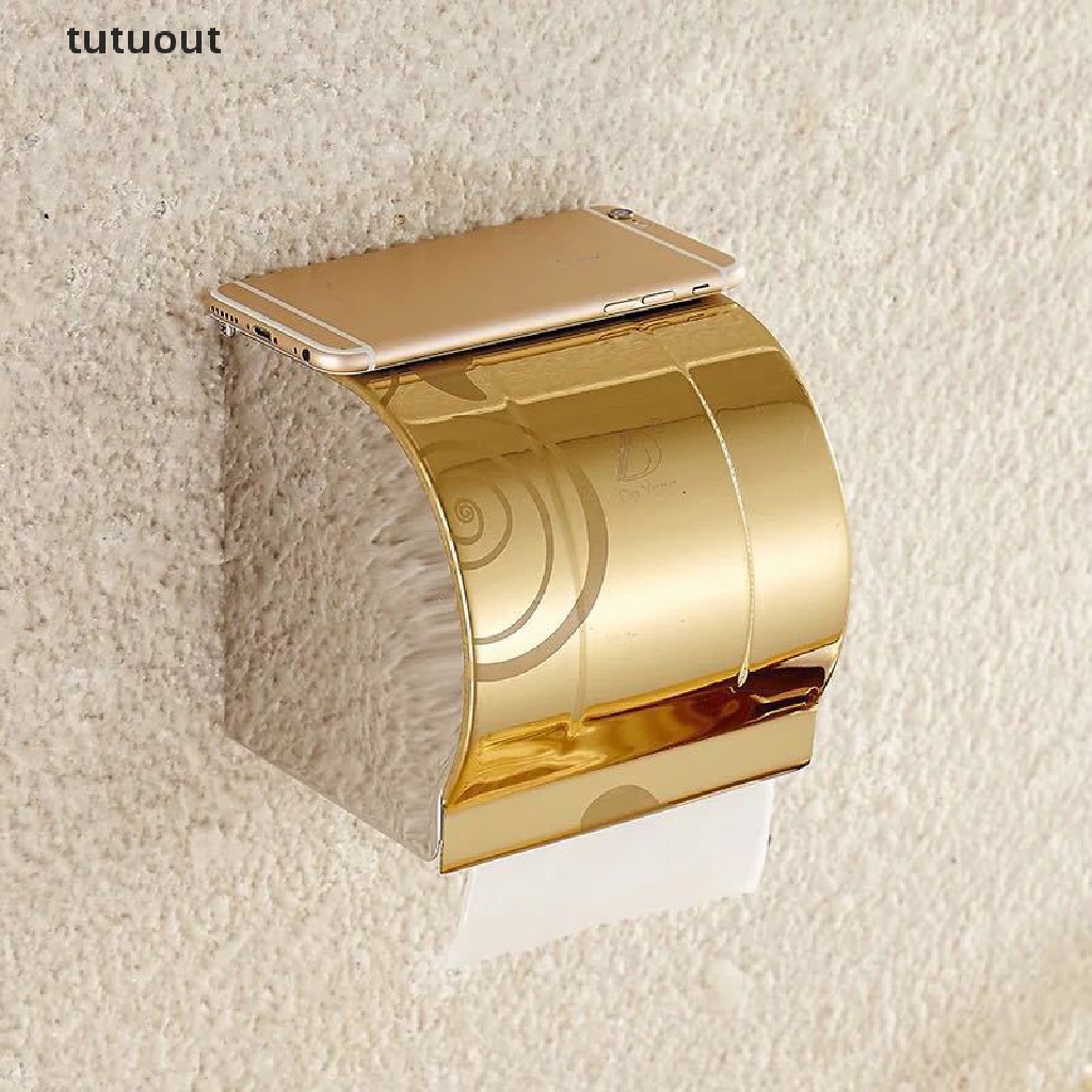 Giá Đỡ Cuộn Giấy Vệ Sinh Gắn Tường Bằng Thép Không Gỉ Tiện Lợi