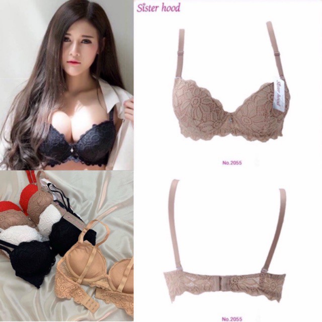 Áo lót Thái Ren Đệm dày Sisterhood 2055 - Áo ngưc Có gọng nâng đẩy mạnh , mút mềm Thái Lan, ThaimarketBRA | BigBuy360 - bigbuy360.vn