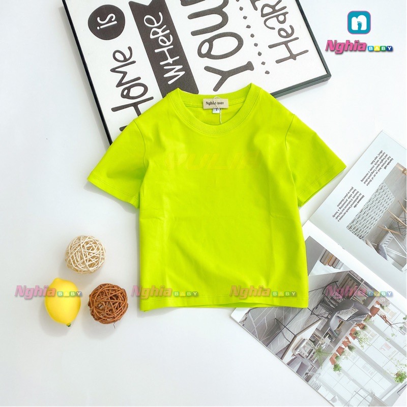 Áo thun cotton NGHĨA BABY AT21 dành cho bé trai bé gái