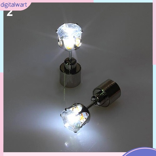 Khuyên tai đính đá có đèn LED phát sáng cho múa lễ Giáng Sinh