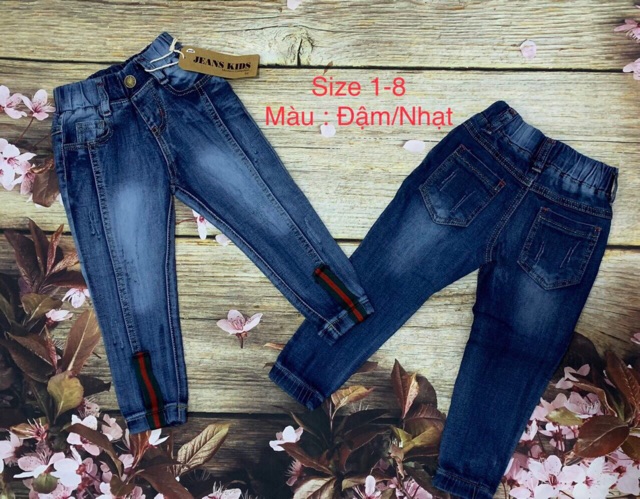 [ XẢ HÀNG ] Quần jean dài cho bé trai, chất jean đẹp, mềm, mịn, mát, cực co dãn
