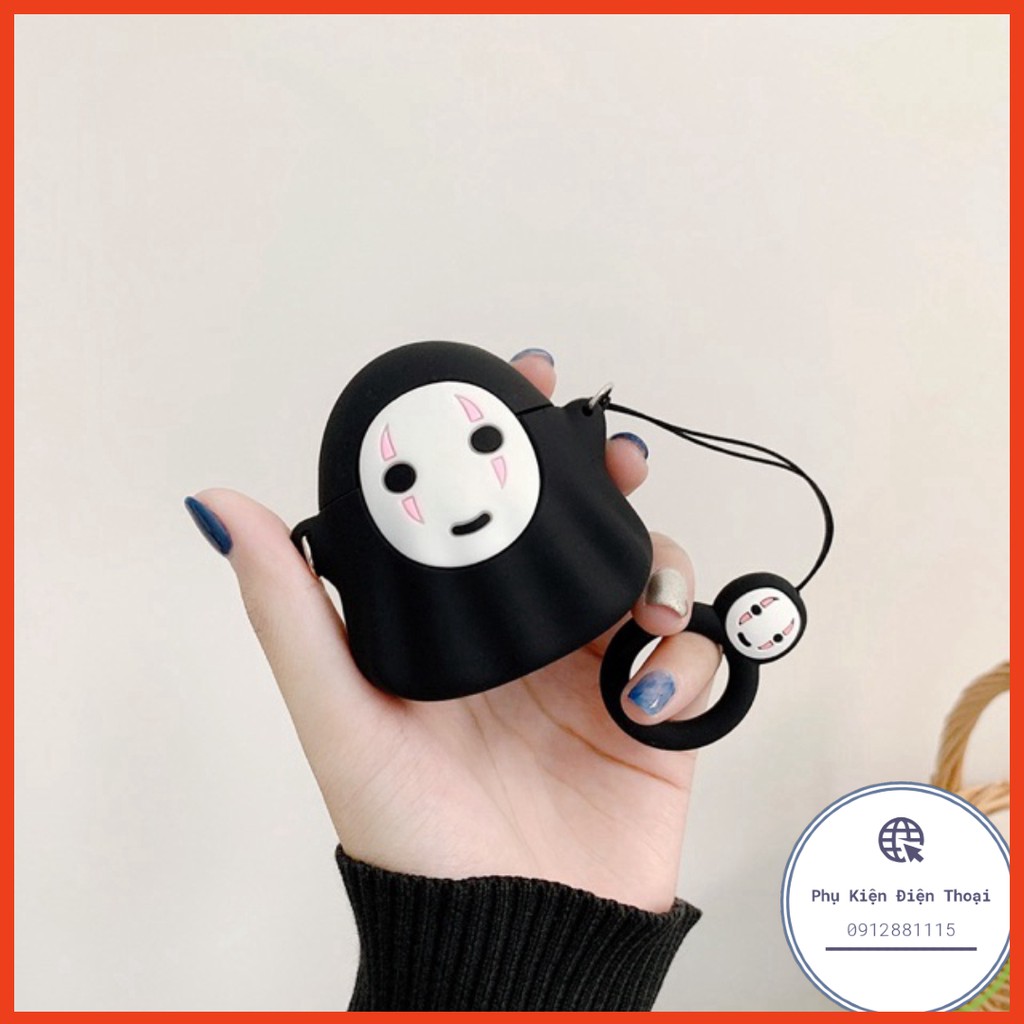 🍀 🌟 Vỏ bọc silicon Vô diện cho hộp sạc tai nghe Bluetooth AirPods 1/ 2 🌟 Case Airpod 12, 18... No face phiên bản lùn