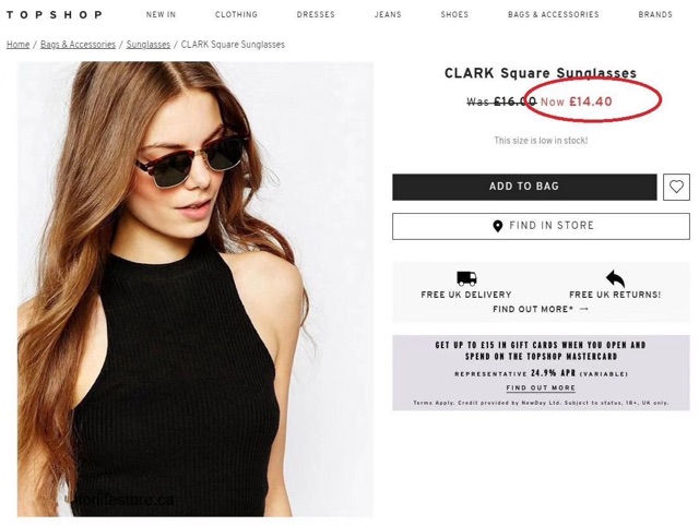 Kính TOPSHOP xuất_xịn