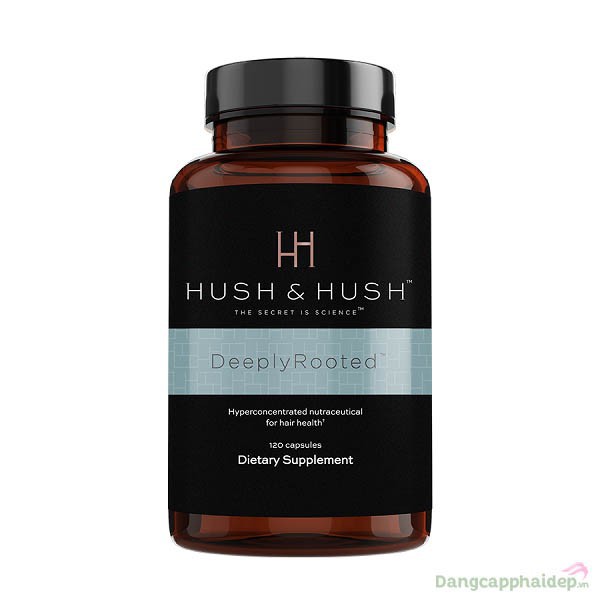 [CHÍNH HÃNG]Viên uống chống rụng tóc và phục hồi tóc Image Hush And Hush Deeply Rooted 120 viên