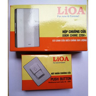 Chuông điện Lioa, bộ chuông cửa điện có dây Lioa