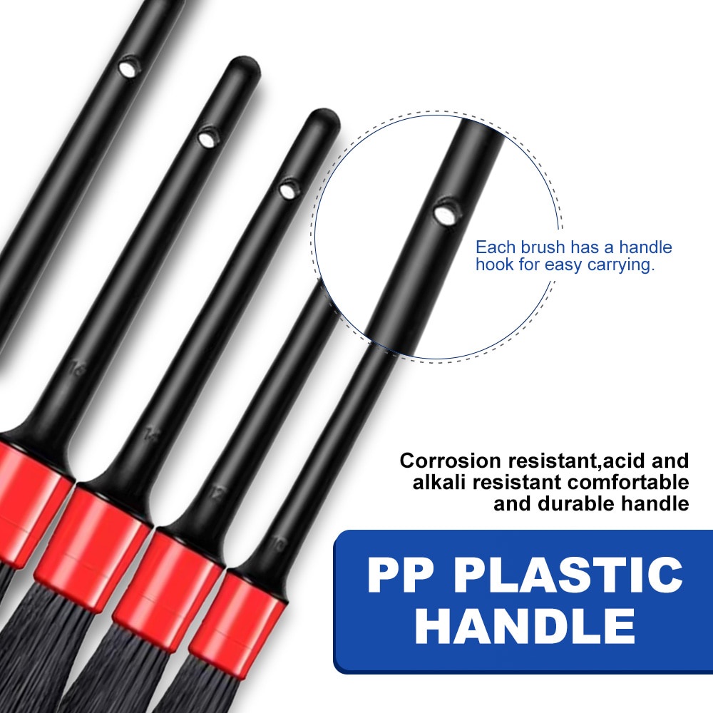 Set 5 Cọ Vệ Sinh Đa Năng Tiện Lợi Cho Xe Ô Tô