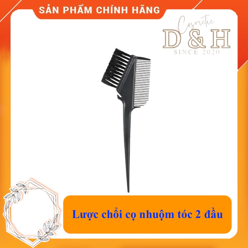 Lược chổi cọ nhuộm tóc 2 đầu - Lông mềm