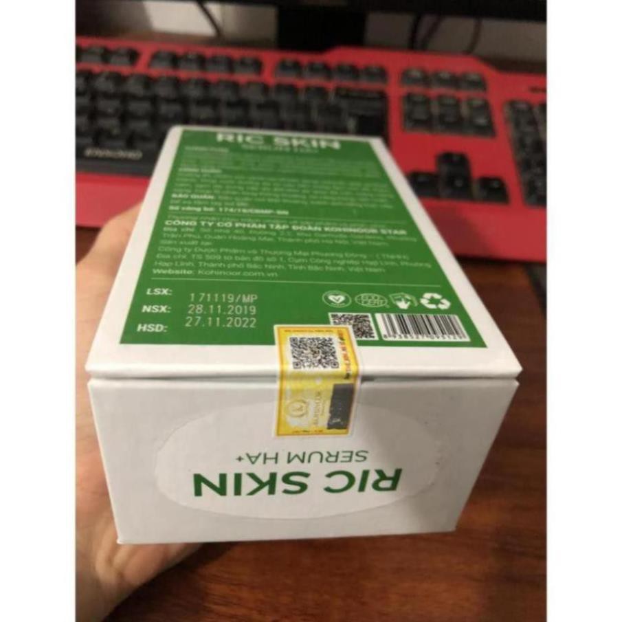 Combo Serum Ric Skin + Sữa rửa mặt Wash Foam KOHINOOR