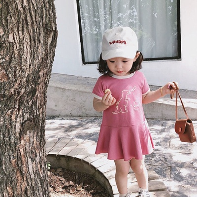 Váy Đầm Bóng Chày Phong Cách Hàn Quốc Cho Bé Gái