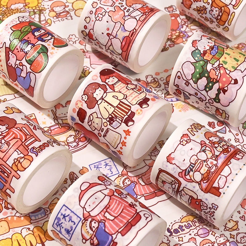 Băng keo washi tape hãng Miss rabbit - 112cm