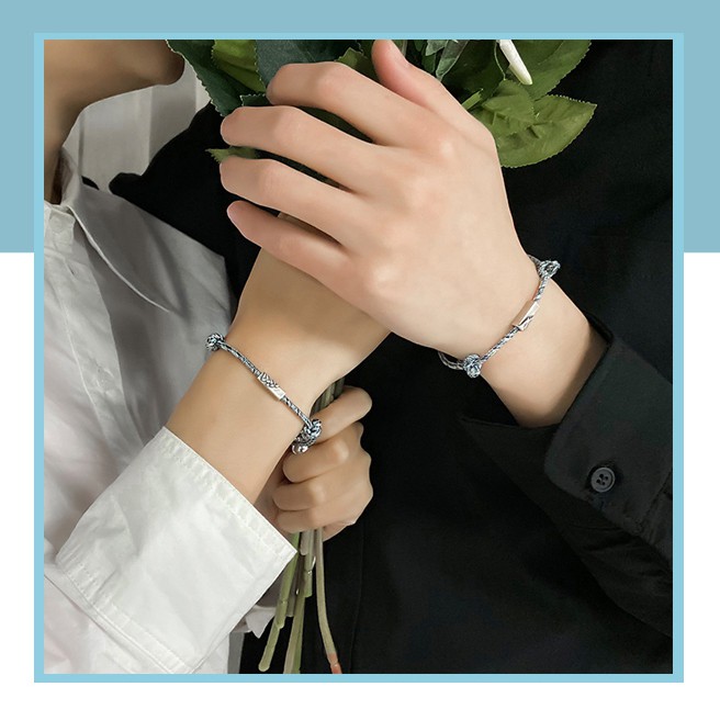 Vòng Tay Đôi Dây Dệt Thủ Công Núi &amp; Biển - LTD01 - Bảo Ngọc Jewelry