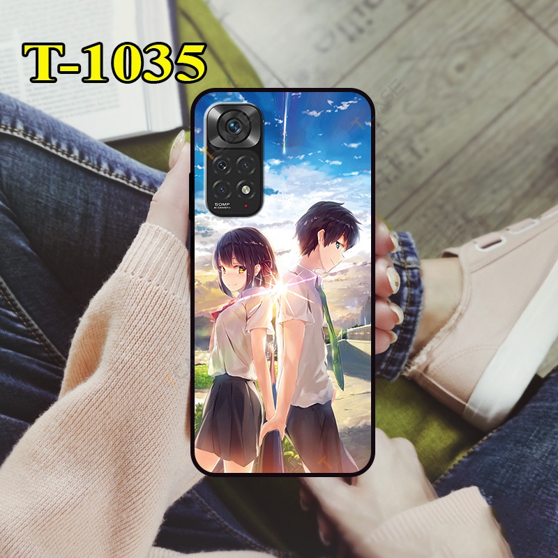 Ốp lưng Xiaomi Redmi Note 11, Note 11s in hình Anime | Ốp nhám chống sốc bảo vệ camera