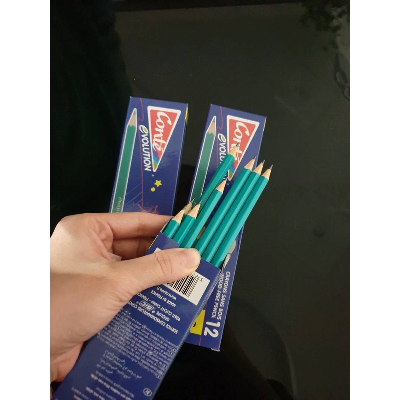 1 hộp =12 Bút chì conte 2B-HB .HÀNG LOẠI 1 ĐẸP