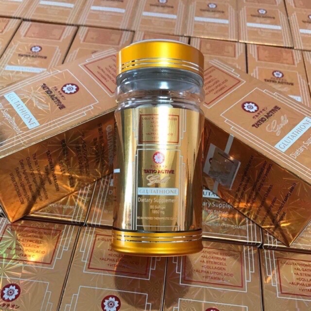 (Chuẩn Aut) Trắng da Tatio Active Gold Glutathione Nhật Bản | BigBuy360 - bigbuy360.vn