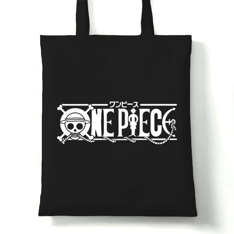 Túi Xách Canvas Cỡ Lớn Họa Tiết Anime One Piece Dành Cho Nữ