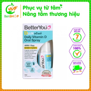 Vitamin D dạng xịt Dlux Infant hãng Better You của Anh