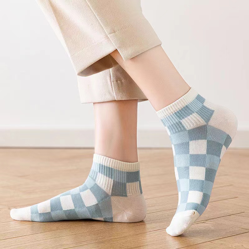 Mới Vớ Cotton Cổ Thấp In Hình Doremon Dễ Thương Thời Trang Mùa Hè Cho Nữ