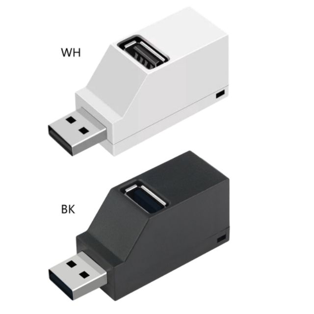 Bộ chia 3 cổng USB nhỏ gọn tiện dụng cho máy tính , laptop