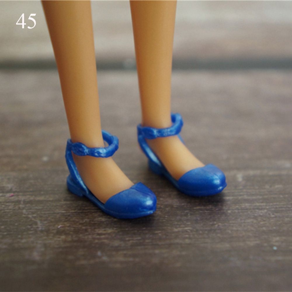 Giày boot cao gót 2.2cm nhiều màu sắc thời trang cho búp bê