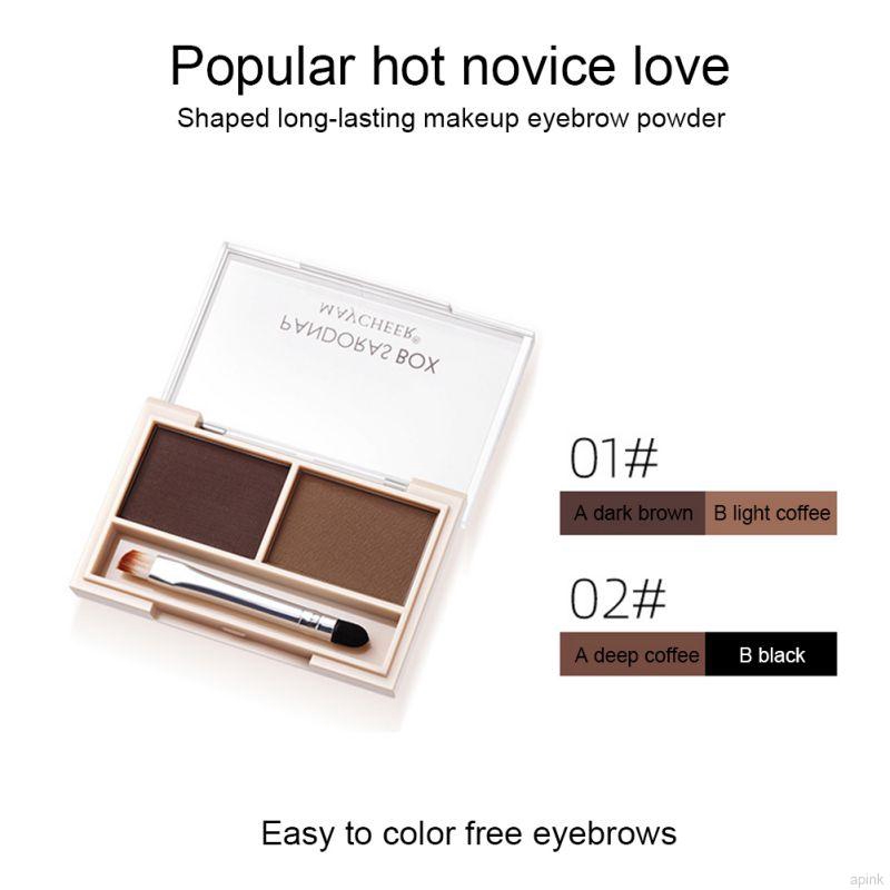 Bảng phấn mắt 2 màu chống thấm nước giữ màu tuyệt vời và dễ lên màu