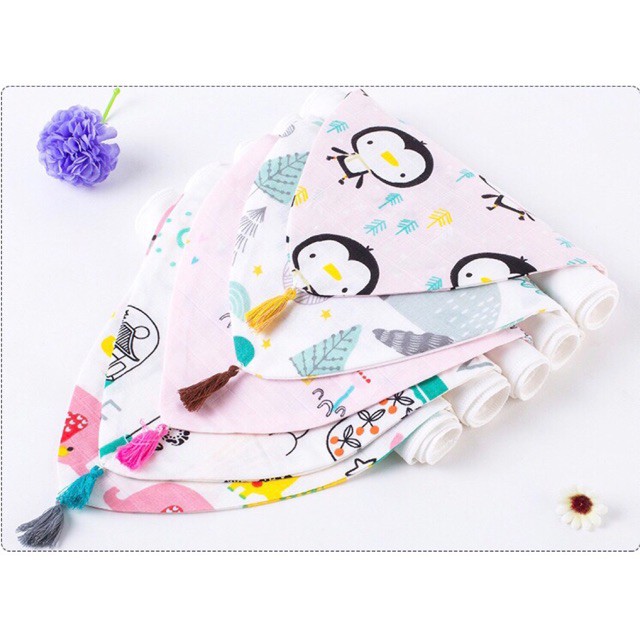 Tấm lót thấm mồ hôi lưng muslin cho bé