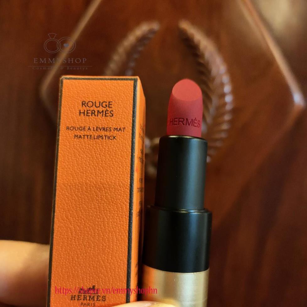 Son Môi Hermes Rouge À Levres Mat Matte Lipstick bản mini Siêu đẹp, Chất lượng cao