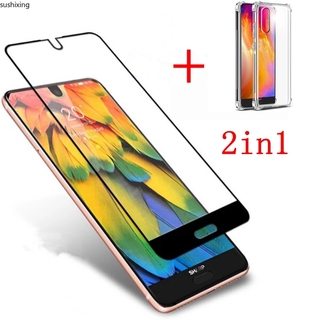 Ốp Điện Thoại Silicon + Kính Cường Lực 2 Trong 1 Cho Aquos S2 S3 R2