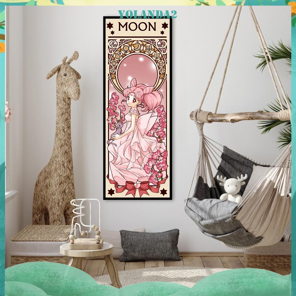 Bộ tranh thêu chữ thập 11CT 30x85cm hình nữ chiến binh trang trí nhà ở