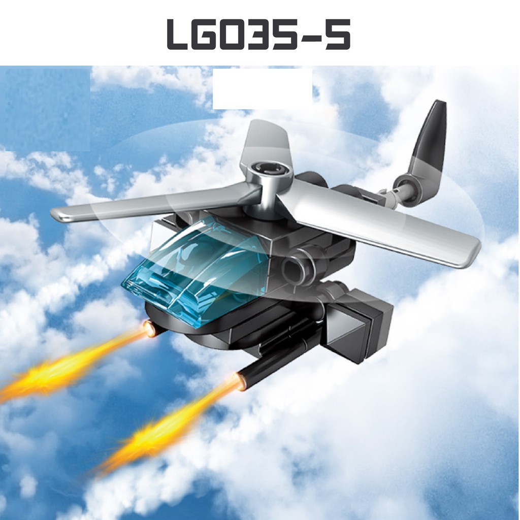 Bộ xếp hình mini - xe cảnh sát