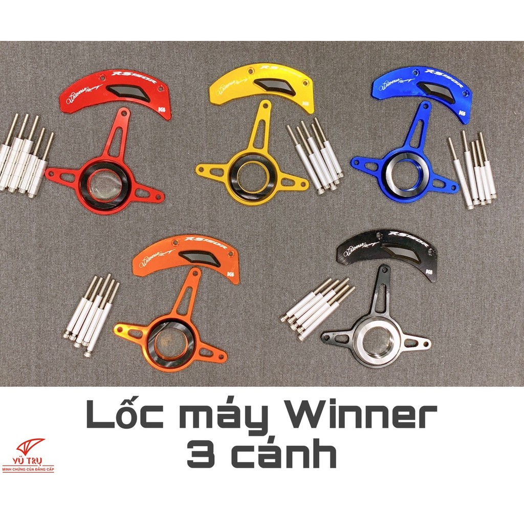 Bộ lốc máy CNC xe Winner K4 3 cánh đủ màu