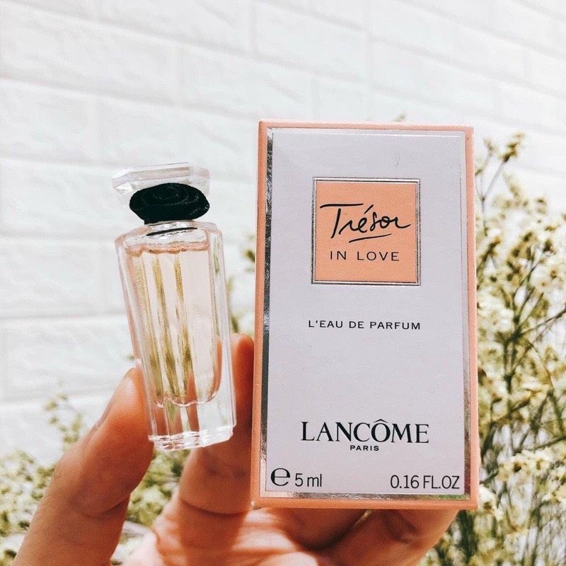 [HÀNG HOT] Nước hoa lacome trésor in love & trésor midding rose mini 5ml | Thế Giới Skin Care