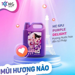 Nước giặt xả hc spj tím 5000ml
