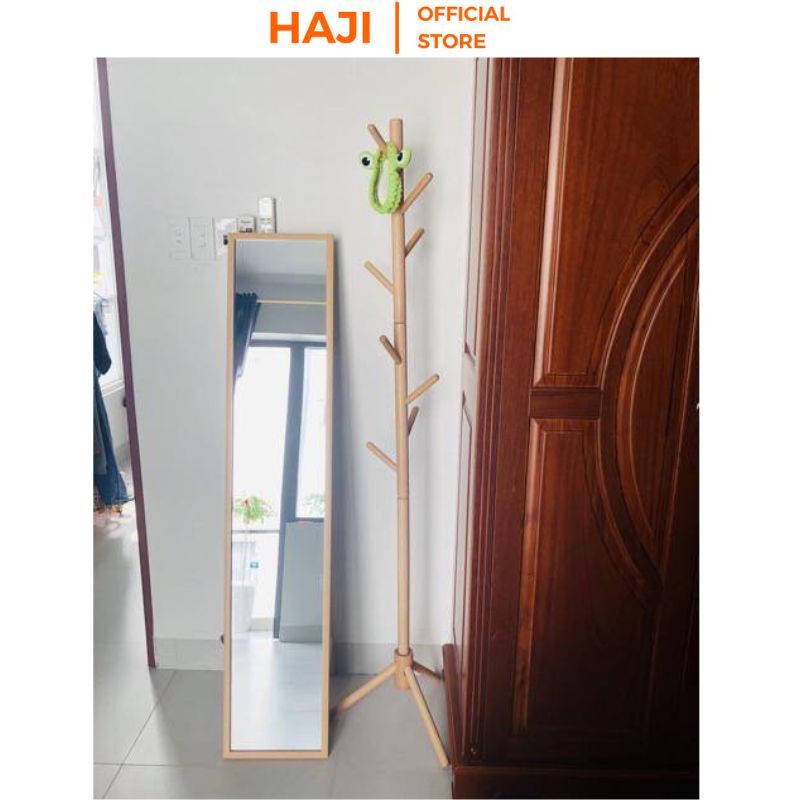 Cây treo quần áo chân gỗ vững chắc chống đổ HAJI A60