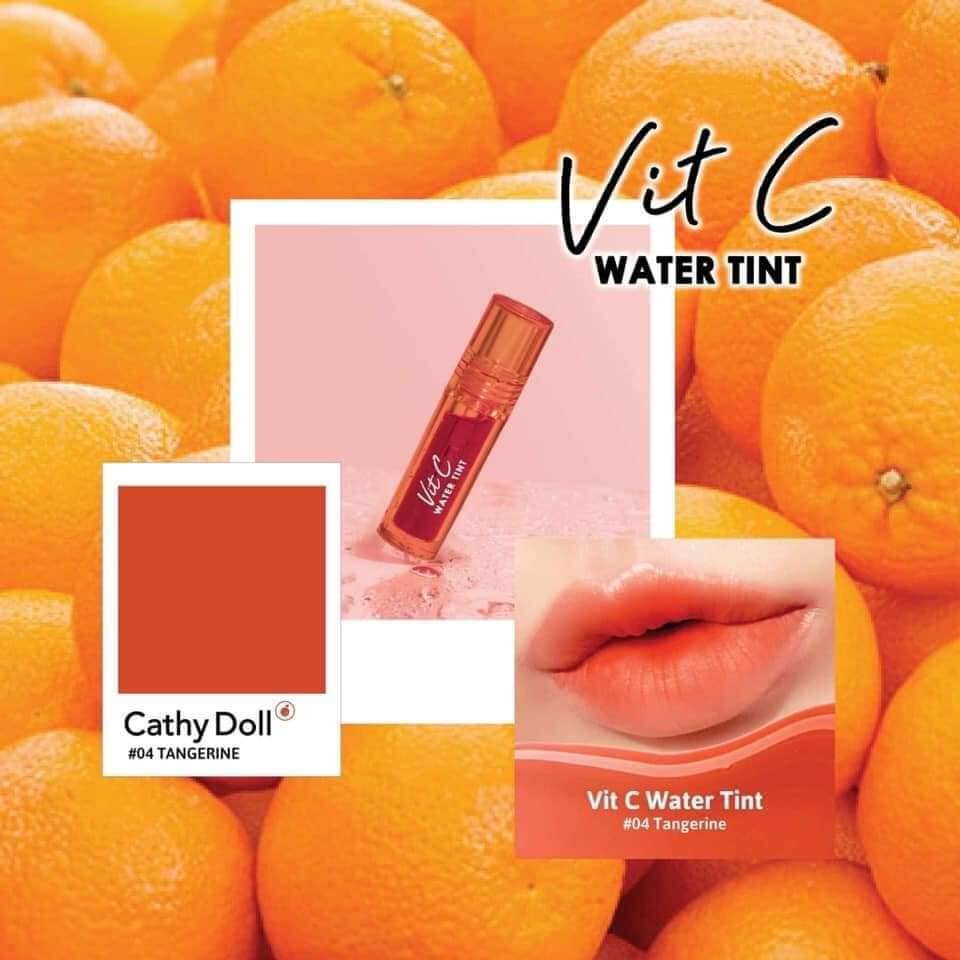 2.7g Cathy Doll Vit C Water Tint/ Son tint / Son nước siêu lì Cathy doll Water Tint Thái lan