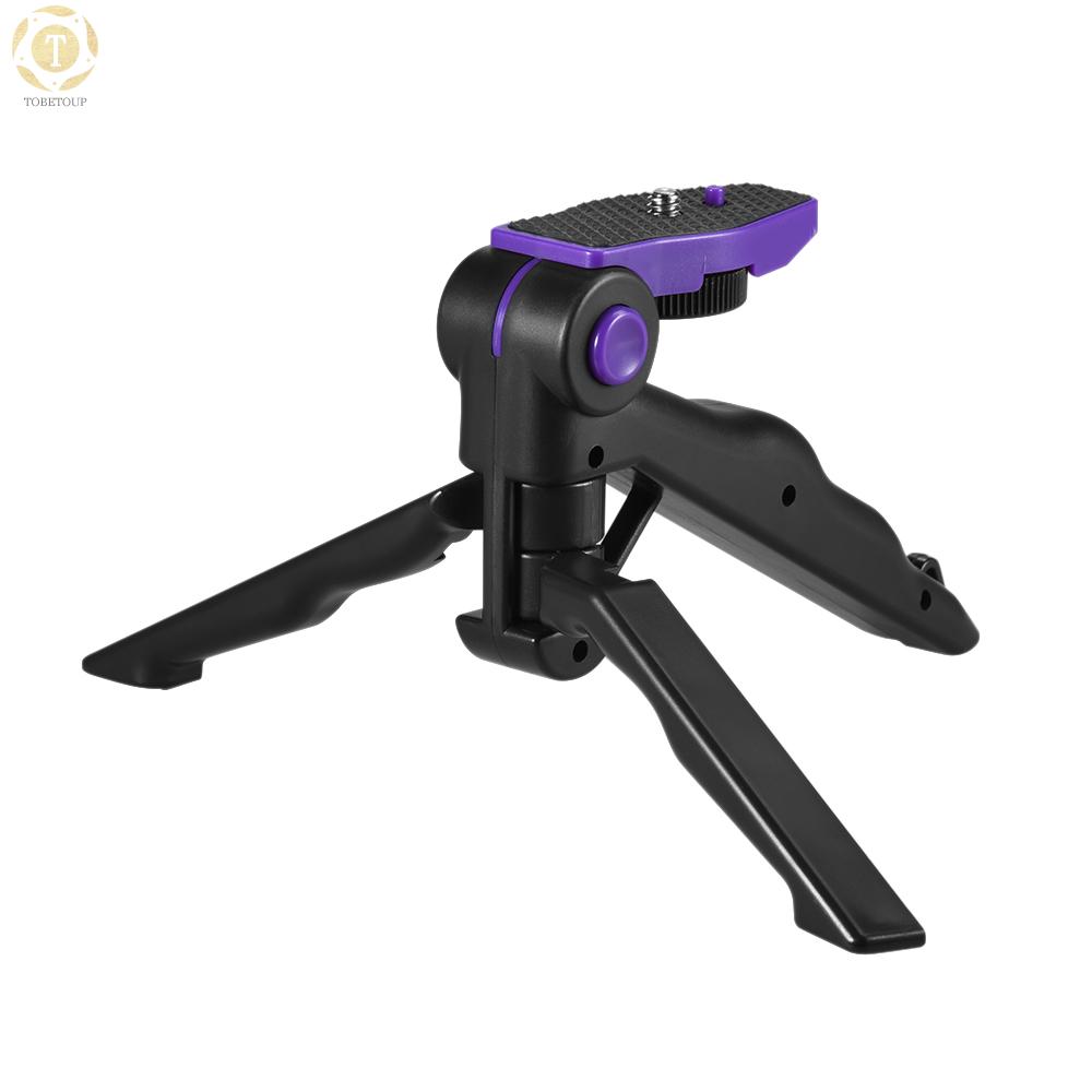 Shipped within 12 hours】 Universal Mini Phone Tripod Stand Handheld Grip Stabilizer with Adjustable Smartphone Clip Holder Bracket for iPhone 7 Plus/7/6/6 Plus/6s/ for Samsung Galaxy S7/S6 Stabilizer [TO]